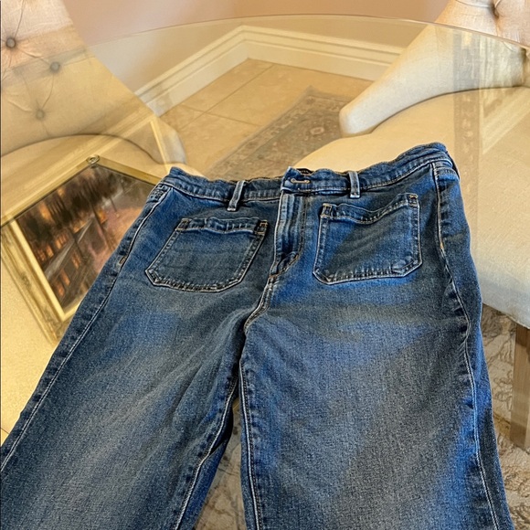 Ann Taylor Blue Flare & Wide Leg Jeans - Picture 1 of 4
